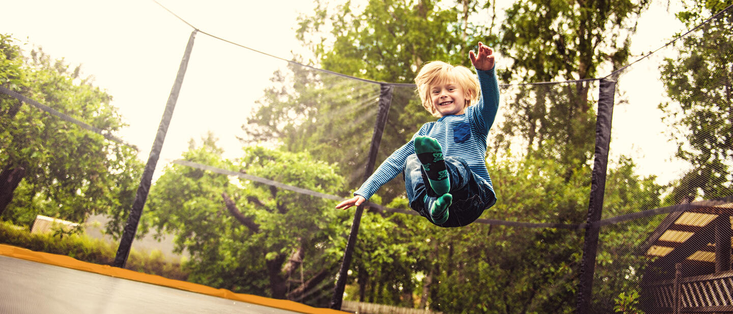 Veilig spelen op de trampoline