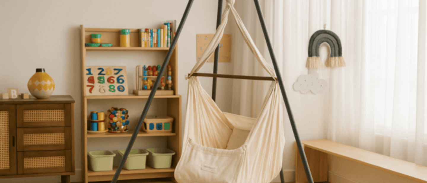 Babyhangmat in kamer